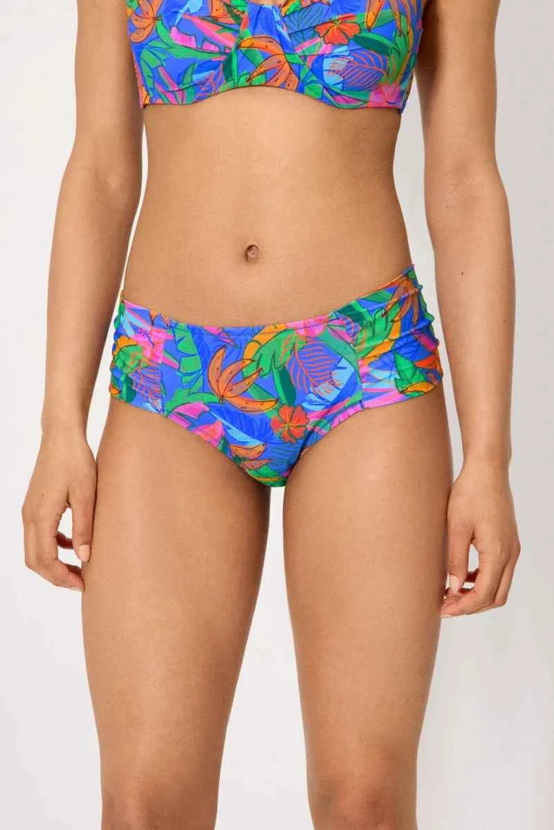 Costume da bagno donna bikini con ferretto coppa C e slip midi snellente Ysabel Mora 83401
