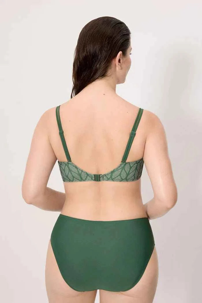 Costume da bagno donna bikini con ferretto coppa D e slip alto Ysabel Mora 83291