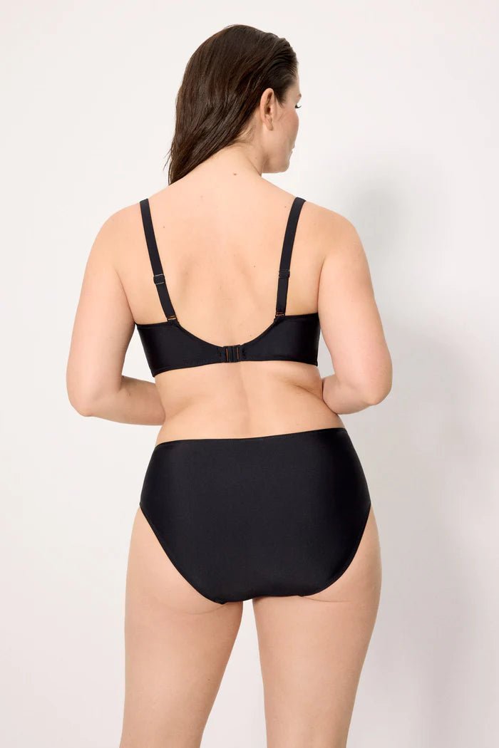 Costume da bagno donna bikini con ferretto coppa D e slip midi snellente Ysabel Mora 83310