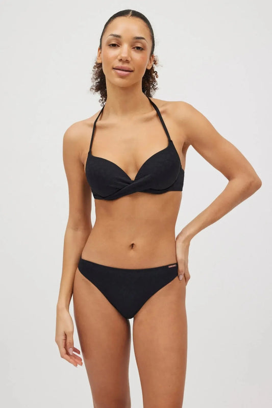 Costume da bagno donna bikini con ferretto double push up e slip Ysabel Mora 83045