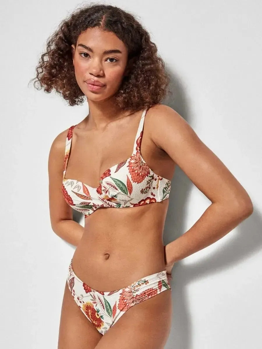 Costume da bagno donna bikini coppa B con ferretto e slip mini Gisela 2/30106