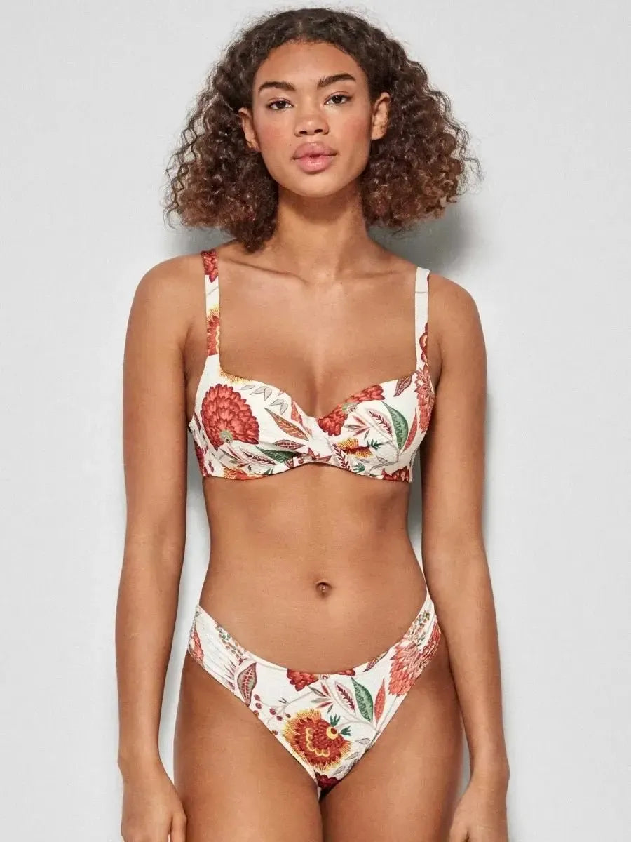 Costume da bagno donna bikini coppa B con ferretto e slip mini Gisela 2/30106