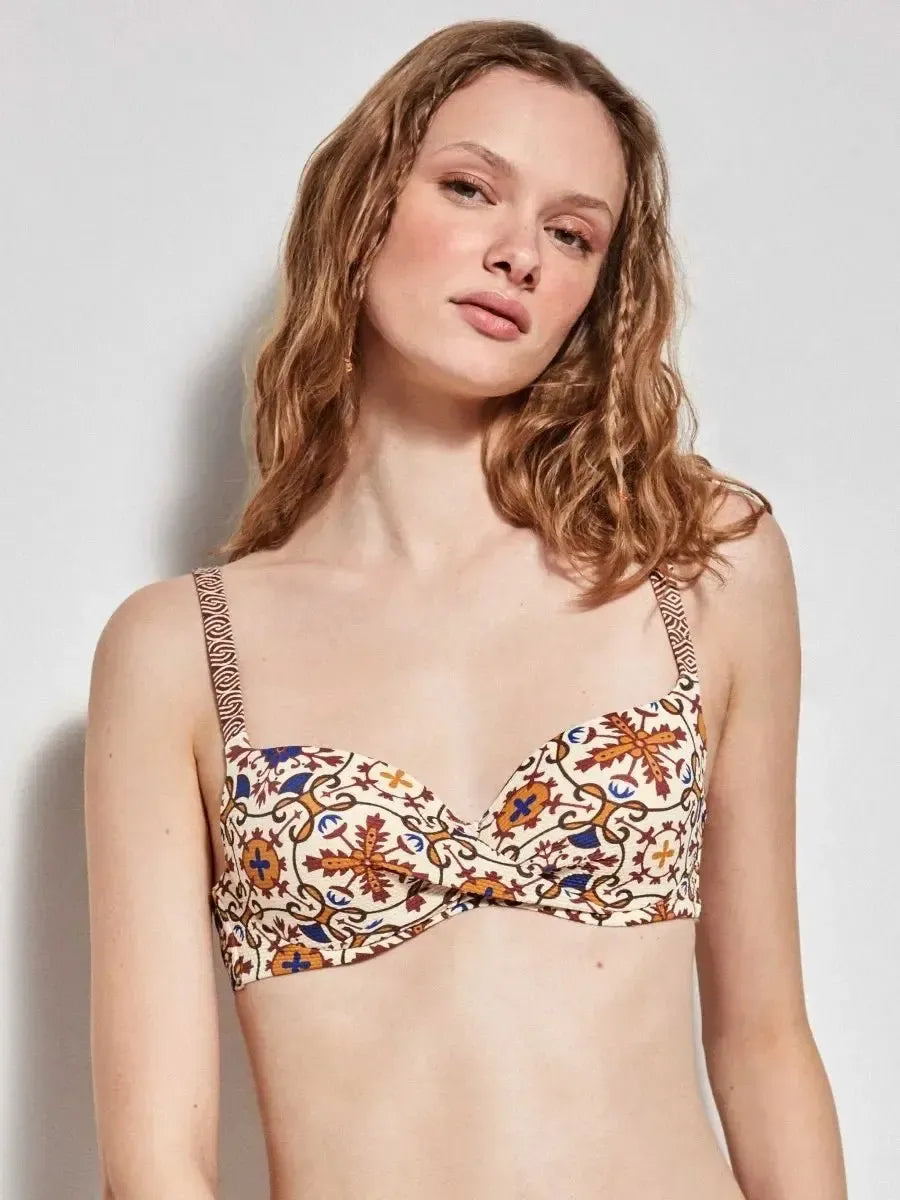 Costume da bagno donna bikini coppa B con ferretto e slip mini Gisela 2/30135