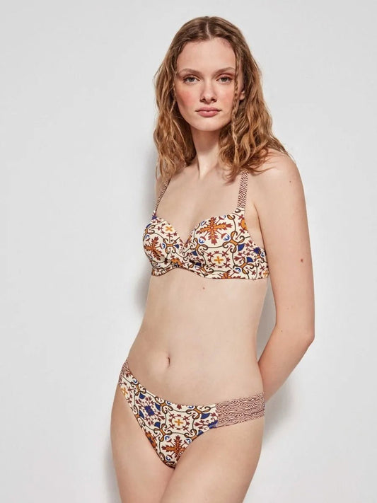 Costume da bagno donna bikini coppa B con ferretto e slip mini Gisela 2/30135