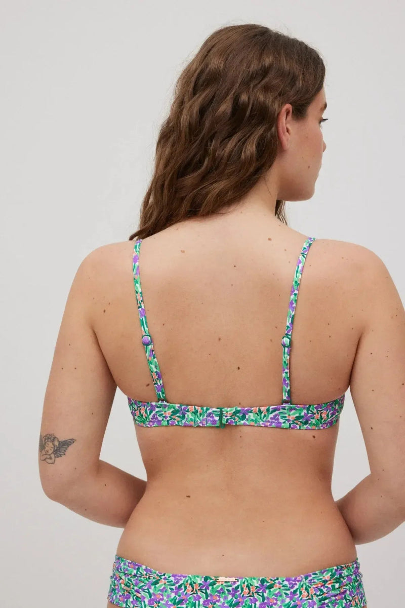 Costume da bagno donna bikini coppa C con ferretto e slip brasiliana Ysabel Mora 82997