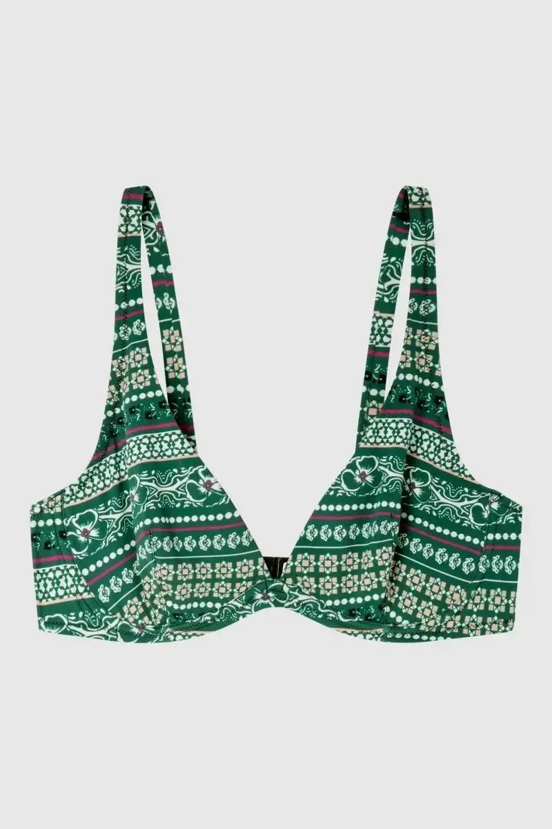 Costume da bagno donna bikini coppa C con ferretto e slip midi Gisela 2/30122