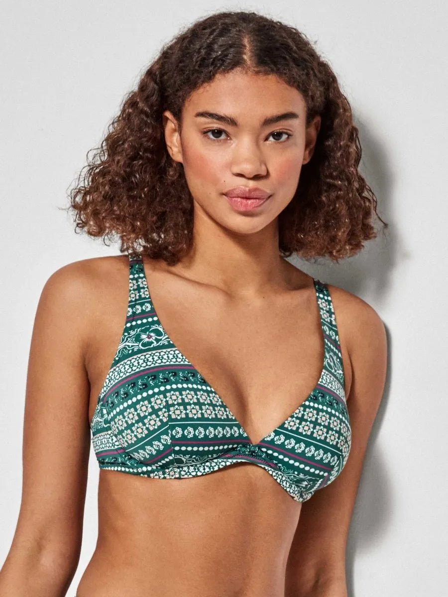 Costume da bagno donna bikini coppa C con ferretto e slip midi Gisela 2/30122