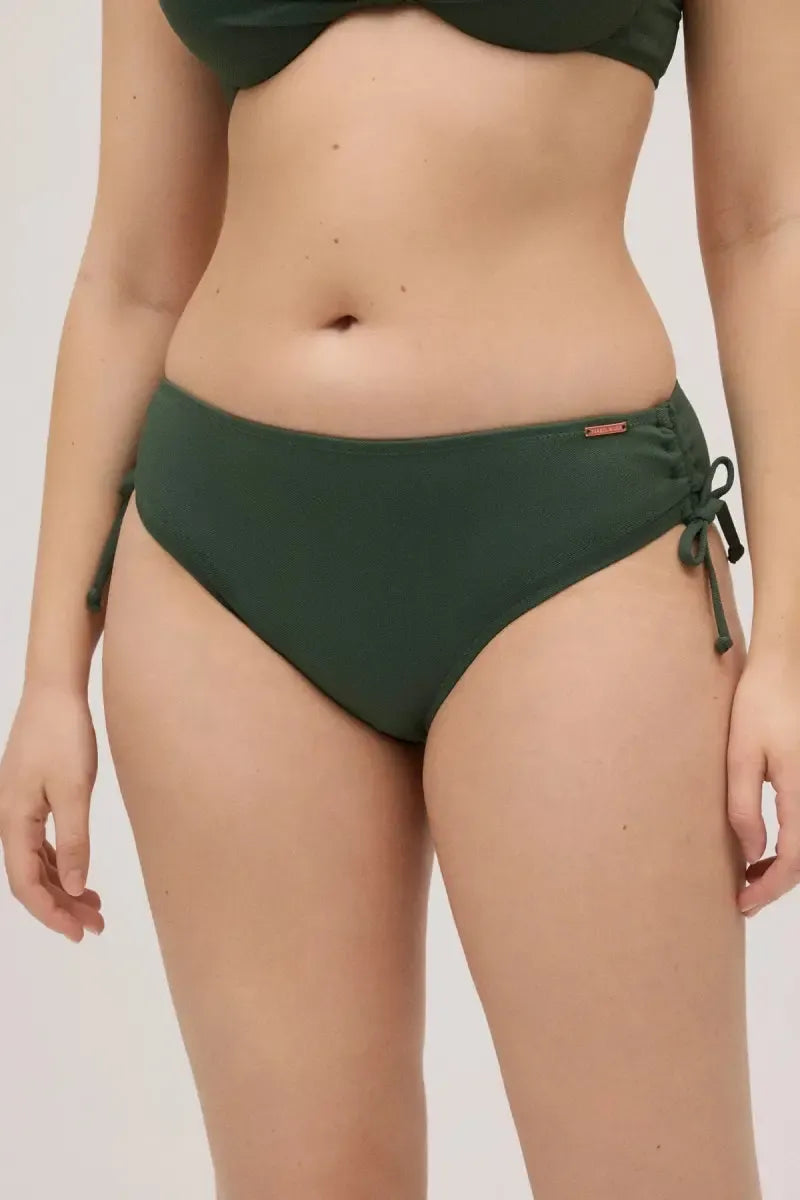 Costume da bagno donna bikini coppa C con ferretto e slip midi Ysabel Mora 83152