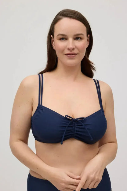 Costume da bagno donna bikini coppa D con ferretto e slip Ysabel Mora 82948