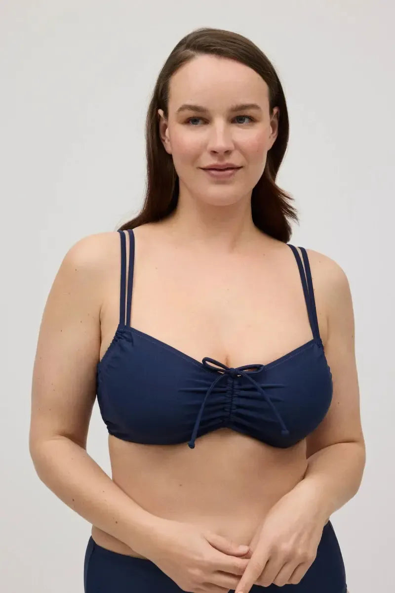 Costume da bagno donna bikini coppa D con ferretto e slip Ysabel Mora 82948