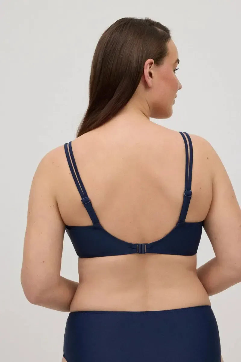 Costume da bagno donna bikini coppa D con ferretto e slip Ysabel Mora 82948