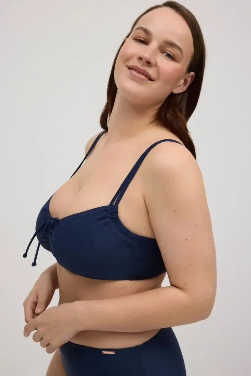 Costume da bagno donna bikini coppa D con ferretto e slip Ysabel Mora 82948