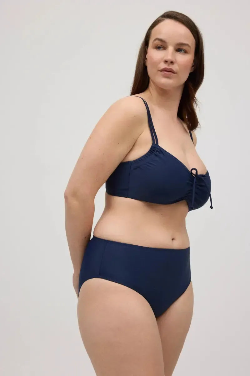 Costume da bagno donna bikini coppa D con ferretto e slip Ysabel Mora 82948