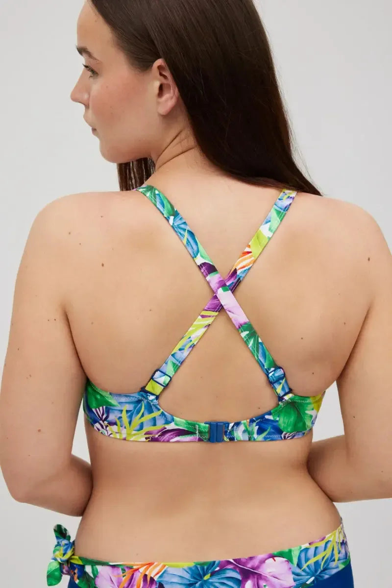 Costume da bagno donna bikini coppa D con ferretto e slip Ysabel Mora 83021