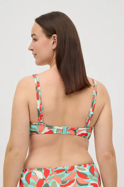 Costume da bagno donna bikini coppa D con ferretto e slip Ysabel Mora 83154