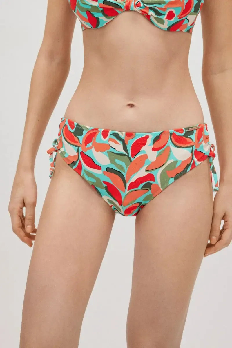 Costume da bagno donna bikini coppa D con ferretto e slip Ysabel Mora 83154