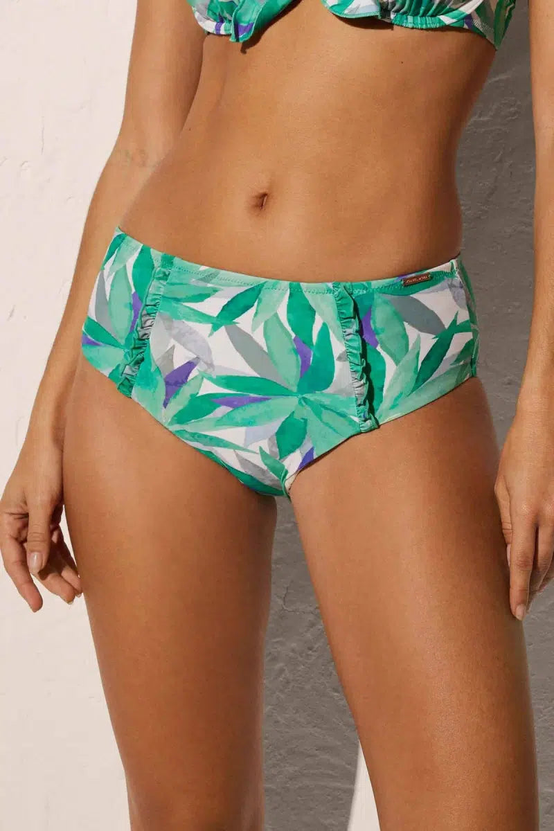 Costume da bagno donna bikini coppa D con ferretto e slip midi Ysabel Mora 82576