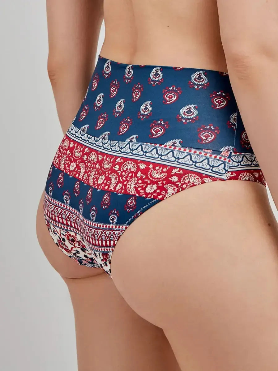 Costume da bagno donna bikini coppa D e slip alto Gisela 30223