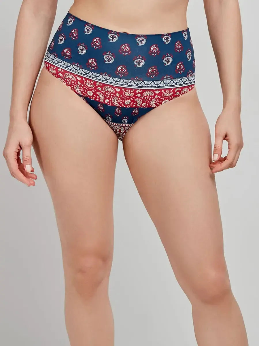 Costume da bagno donna bikini coppa D e slip alto Gisela 30223