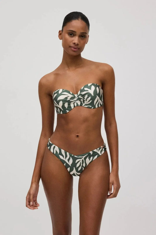 Costume da bagno donna bikini fascia con ferretto push up e brasiliana Ysabel Mora 83097