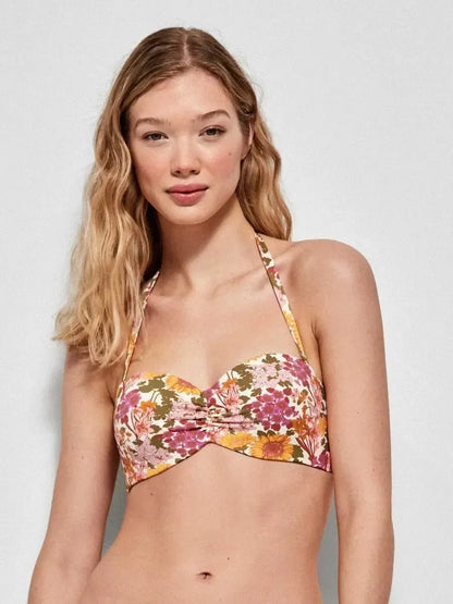 Costume da bagno donna bikini fascia coppa B con ferretto e slip mini Gisela 2/30153