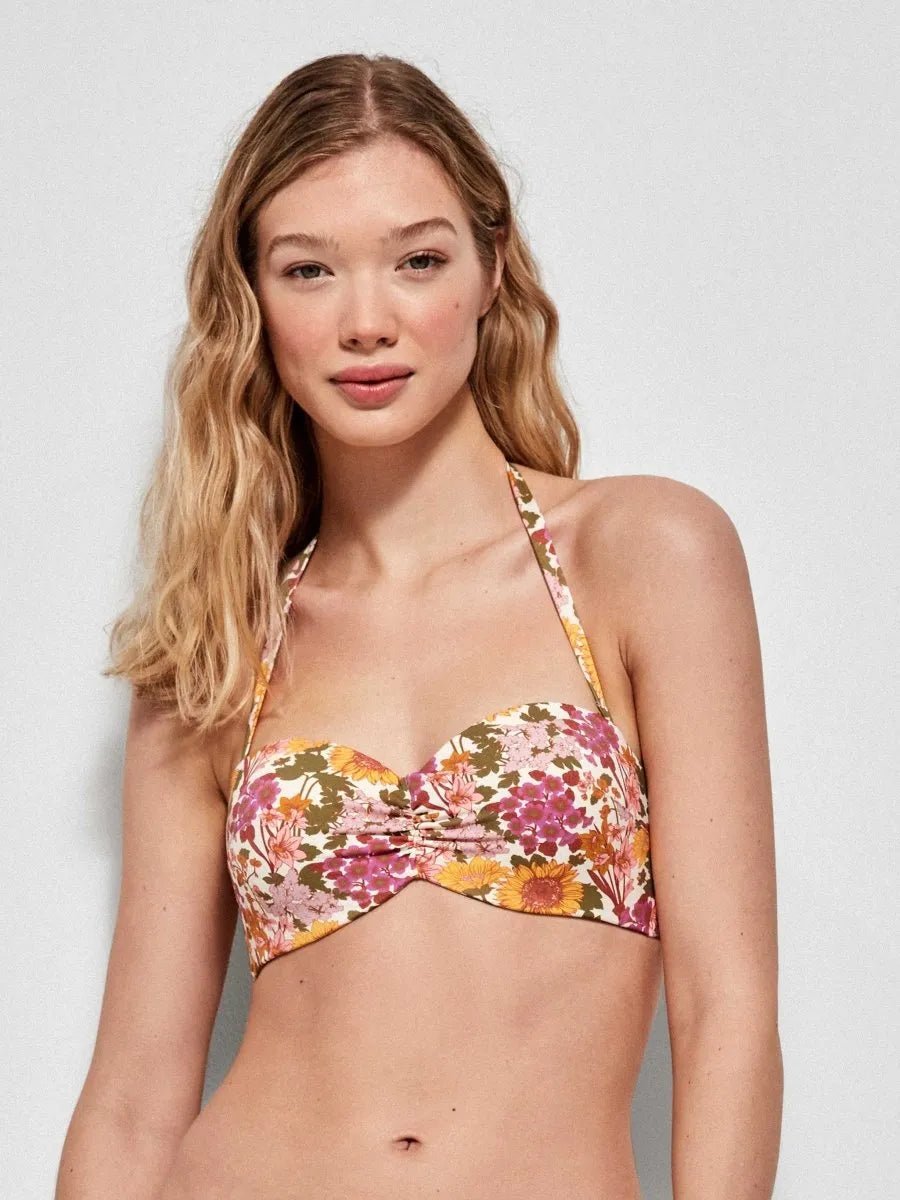 Costume da bagno donna bikini fascia coppa B con ferretto e slip mini Gisela 2/30153