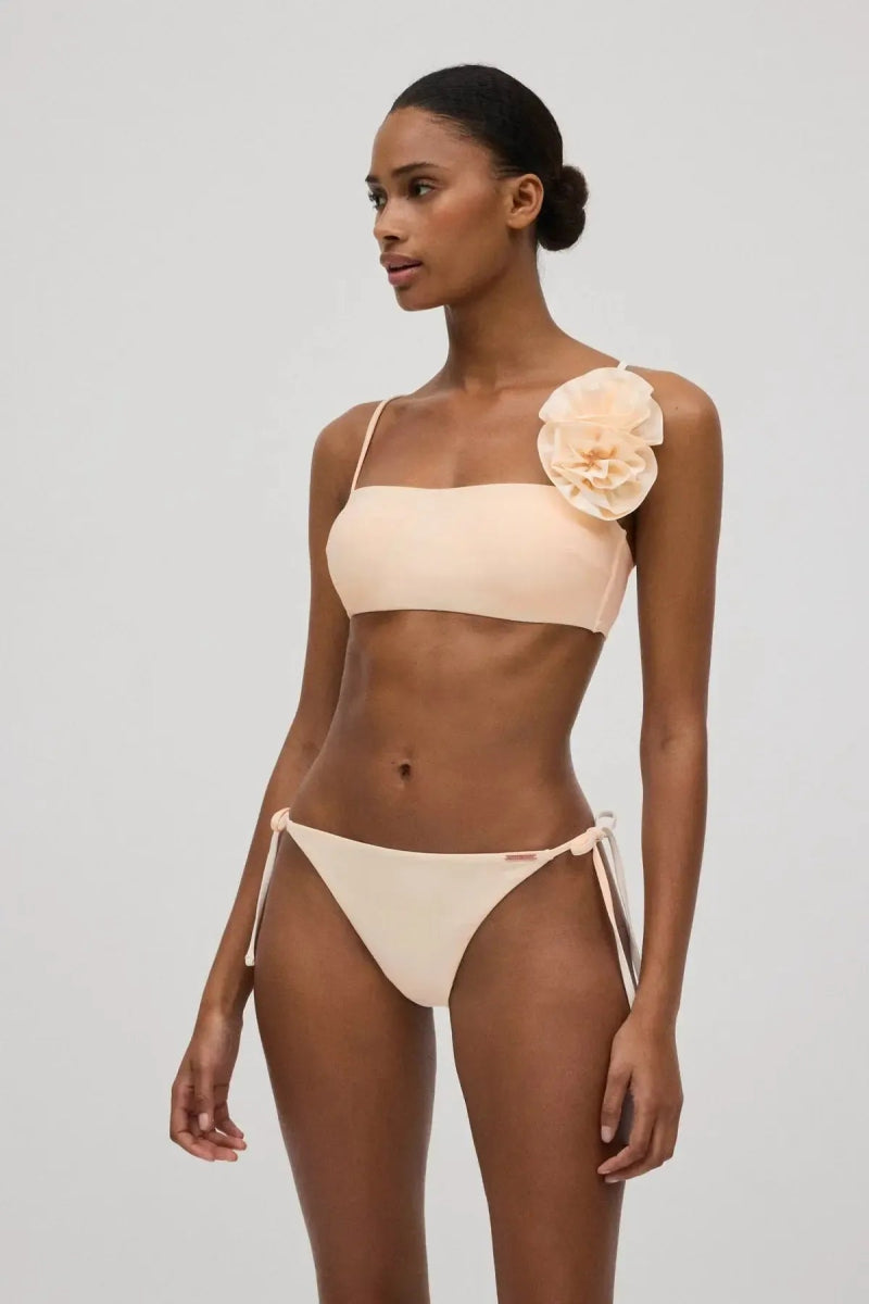 Costume da bagno donna bikini fascia senza ferretto e slip tanga Ysabel Mora 83050