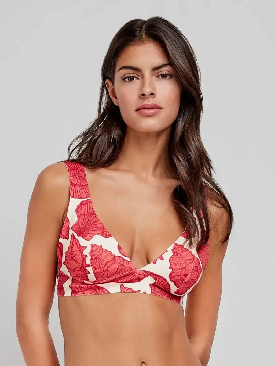 Costume da bagno donna bikini high tech senza ferretto e slip vita alta Gisela 30178