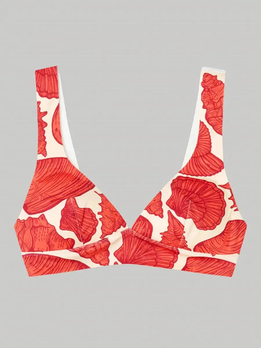 Costume da bagno donna bikini high tech senza ferretto e slip vita alta Gisela 30178