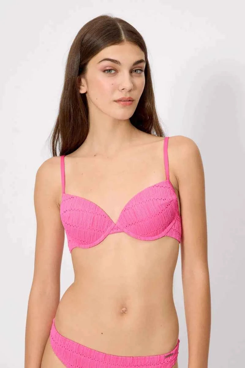 Costume da bagno donna bikini reggiseno imbottito con ferretto e slip Ysabel Mora 83216