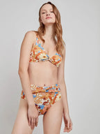 Costume da bagno donna bikini senza ferretto e slip Gisela 30215