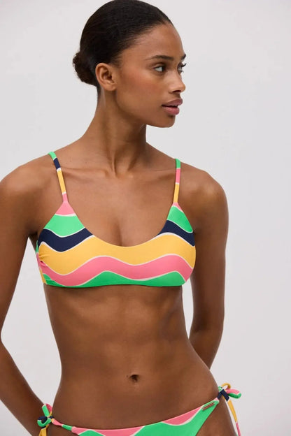 Costume da bagno donna bikini top senza ferretto e slip Ysabel Mora 82876