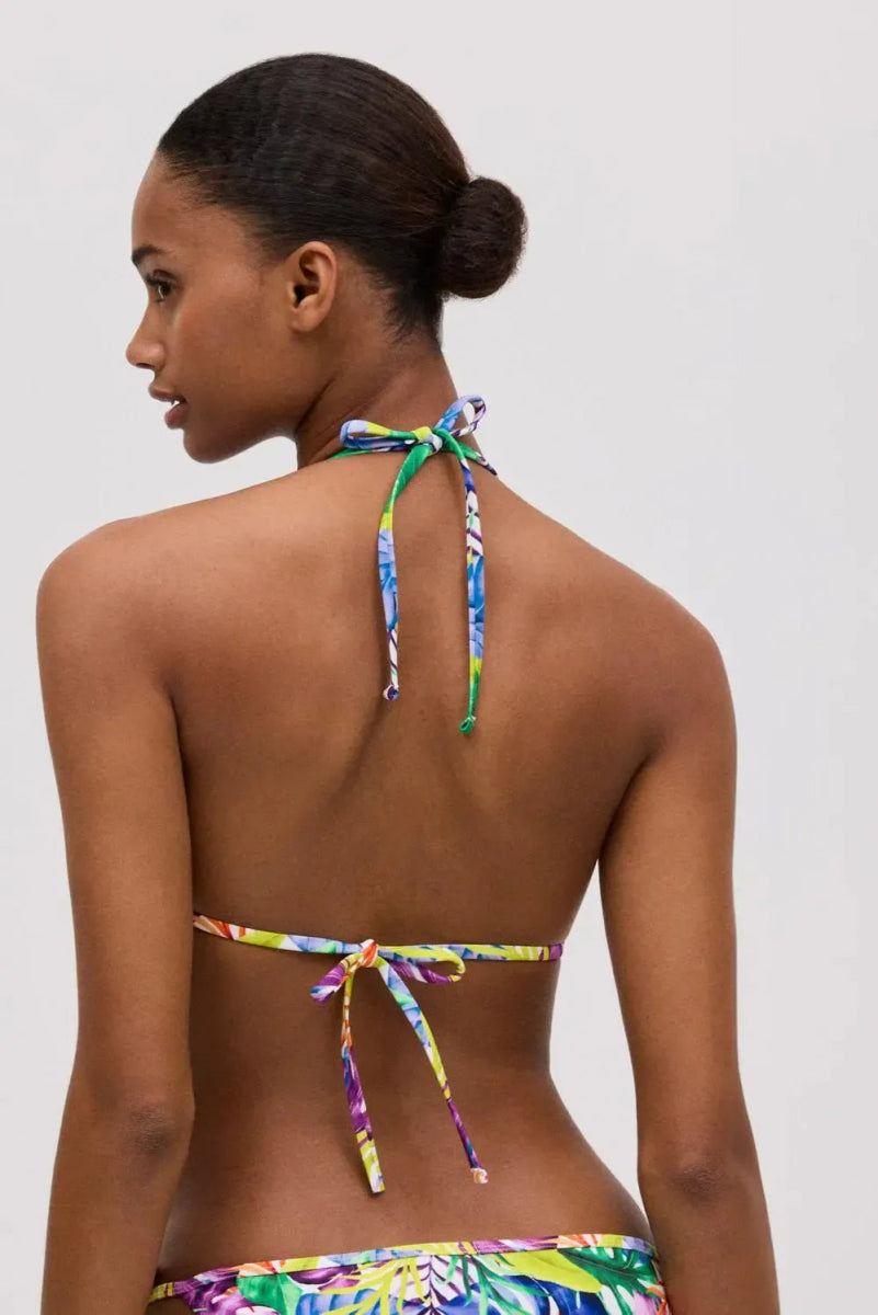 Costume da bagno donna bikini triangolo push up senza ferretto e slip Ysabel Mora 83011