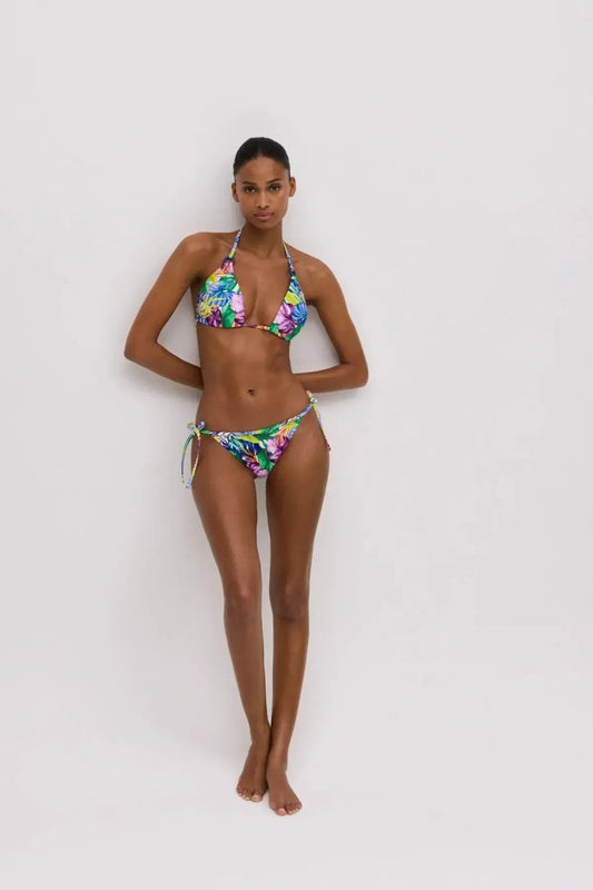 Costume da bagno donna bikini triangolo push up senza ferretto e slip Ysabel Mora 83011