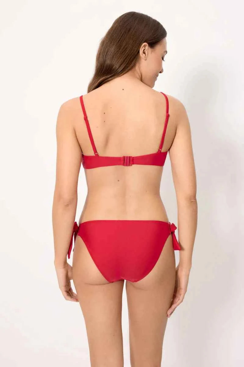 Costume da bagno donna bikini triangolo senza ferretto e slip tanga Ysabel Mora 83448
