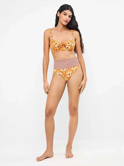 Costume da bagno donna coppa C e slip alto Gisela 30397