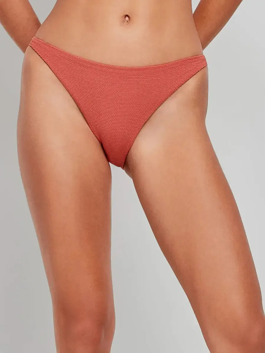 Costume da bagno donna in piquet lurex bikini senza ferretto e slip Gisela 30195