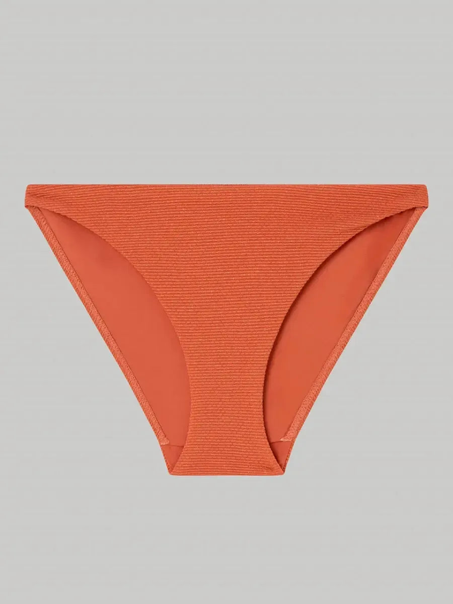 Costume da bagno donna in piquet lurex bikini senza ferretto e slip Gisela 30195