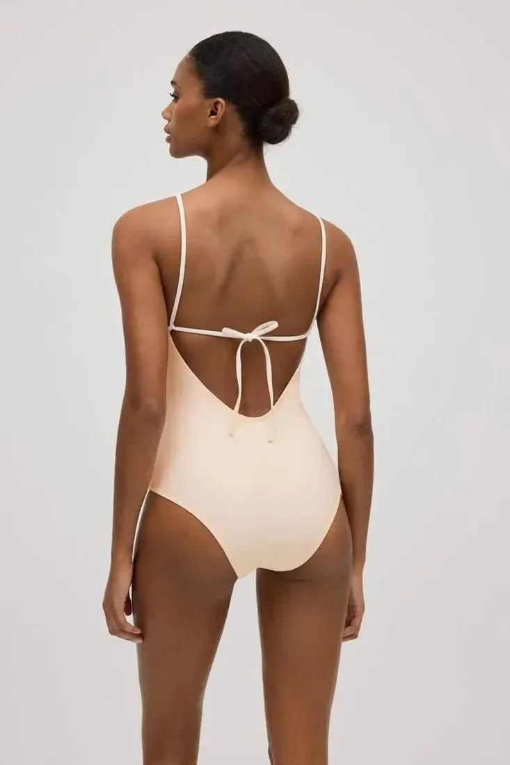 Costume da bagno donna intero a fascia con imbottitura Ysabel Mora 82820