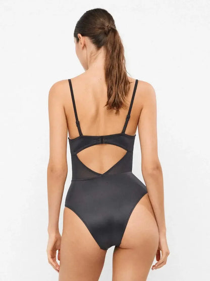 Costume da bagno donna intero con ferretto a fascia Gisela 30420