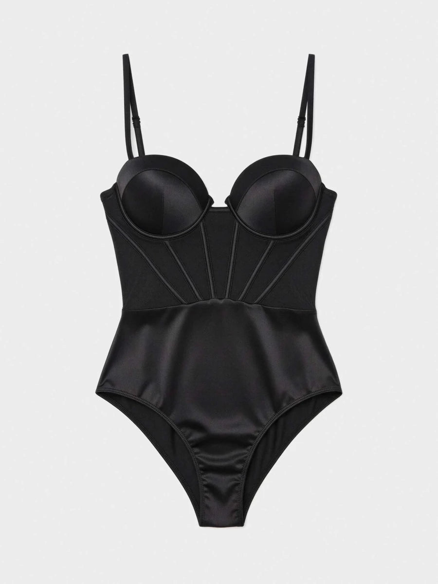 Costume da bagno donna intero con ferretto a fascia Gisela 30420