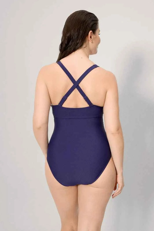 Costume da bagno donna intero con ferretto snellente Coppa C Ysabel Mora 83234