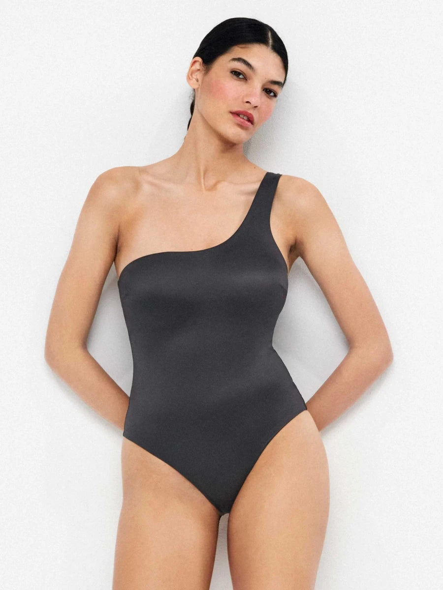 Costume da bagno donna intero monospalla Gisela 30417