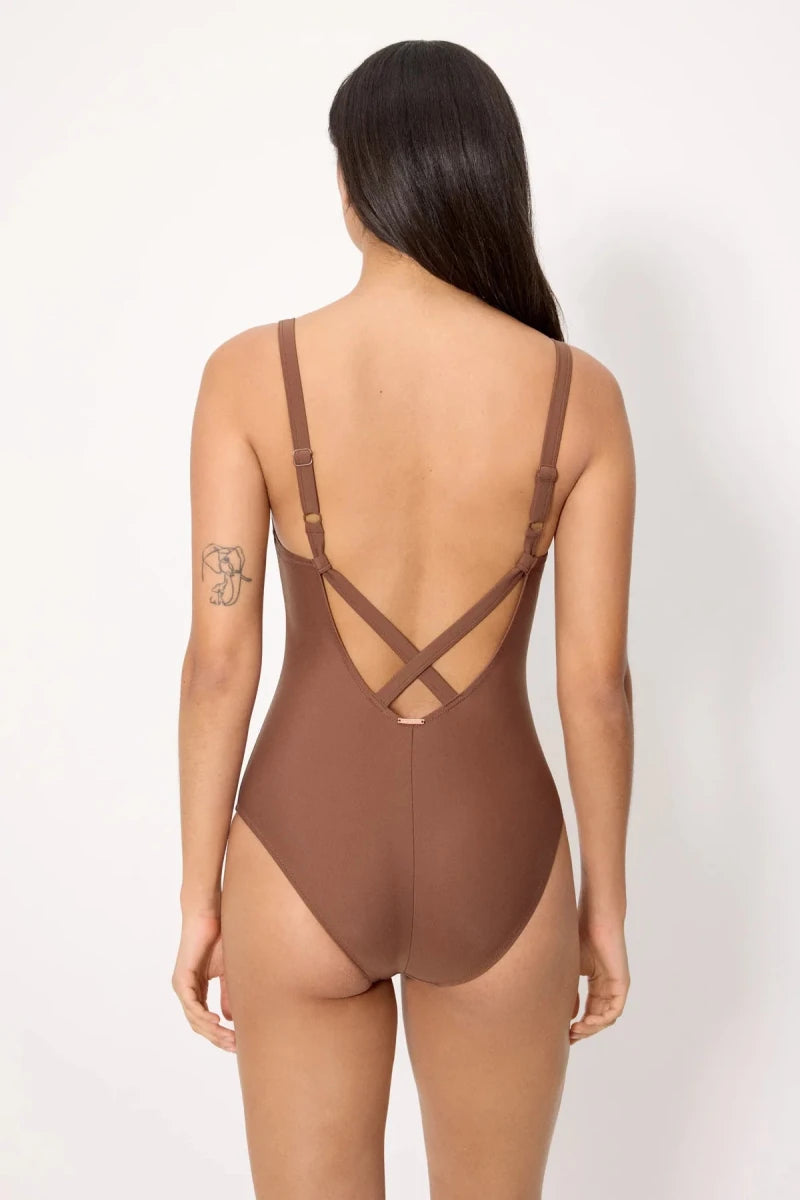 Costume da bagno donna intero senza ferretto Ysabel Mora 83471