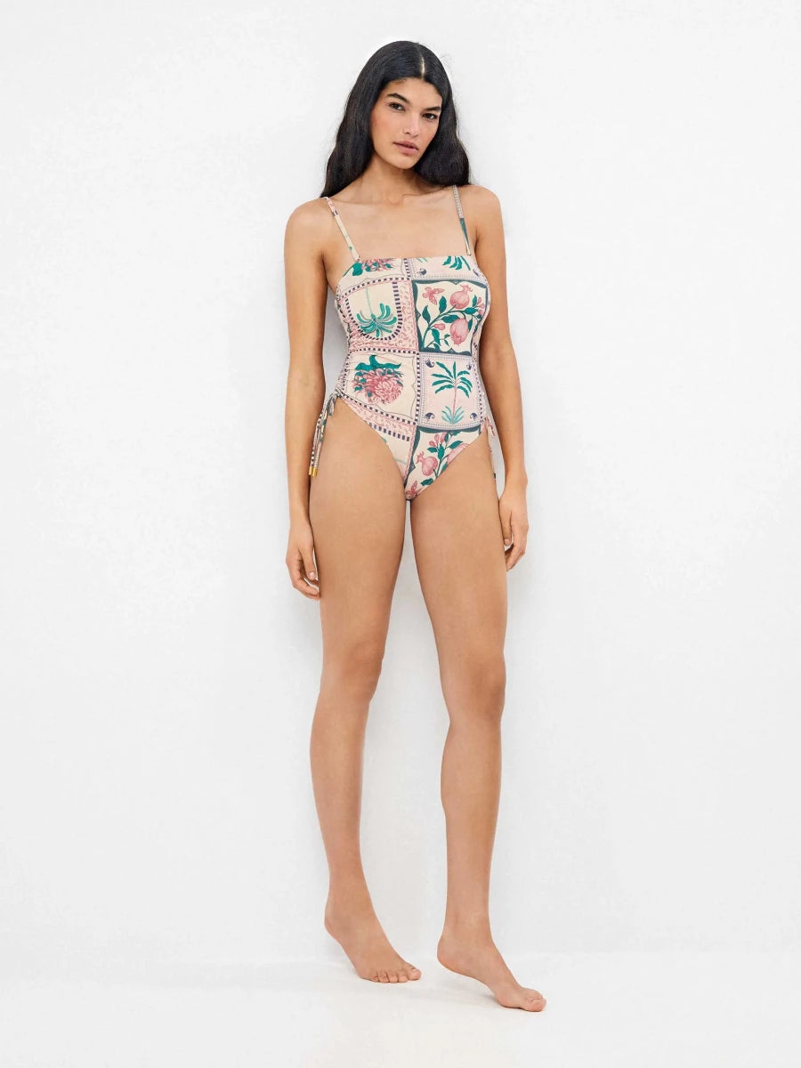 Costume da bagno donna intero senza ferretto a fascia Gisela 30326