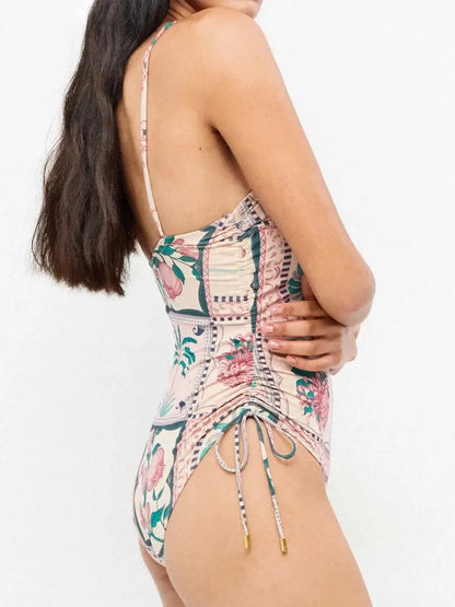 Costume da bagno donna intero senza ferretto a fascia Gisela 30326