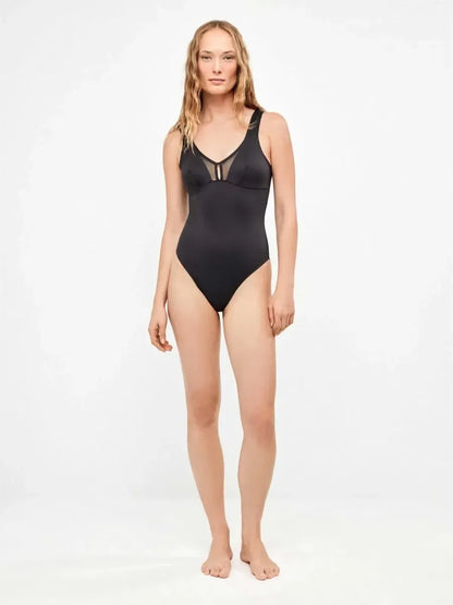 Costume da bagno donna intero senza ferretto tessuto high tech Gisela 30292