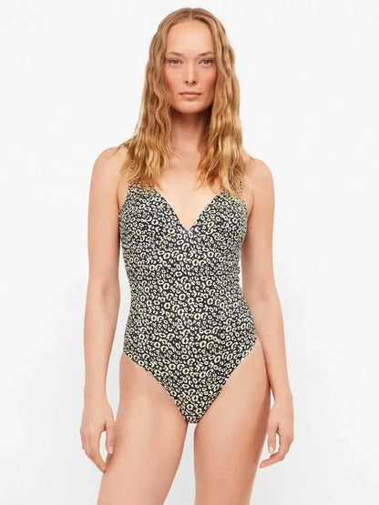 Costume da bagno donna intero senza ferretto tessuto high tech Gisela 30434