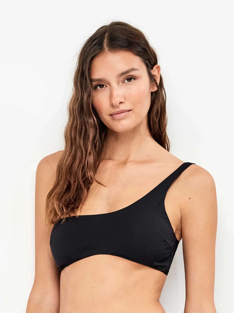 Costume da bagno donna monospalla e slip alto Gisela 30286