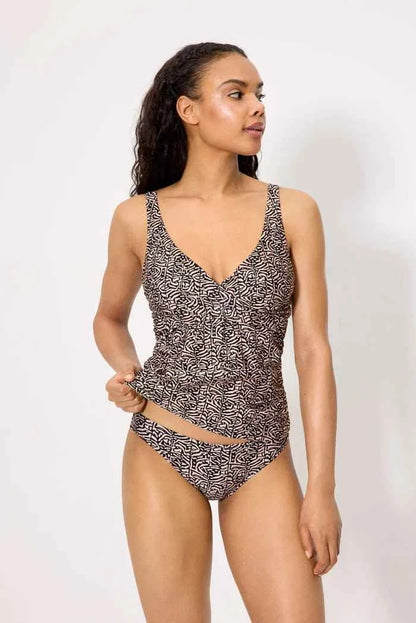 Costume da bagno donna tankini coppa C e slip midi Ysabel Mora 83284